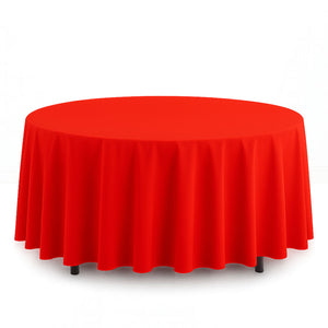 Scuba Polyester Round Tablecloth 108" - By TCF Linens