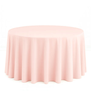 Scuba Polyester Round Tablecloth 120" - By TCF Linens