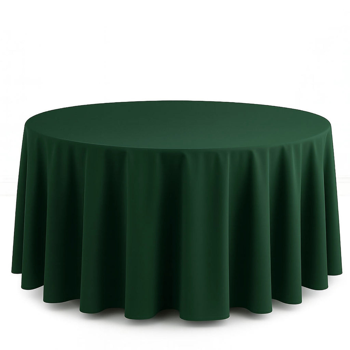 Scuba Polyester Round Tablecloth 120" - By TCF Linens