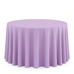 Scuba Polyester Round Tablecloth 120" - By TCF Linens