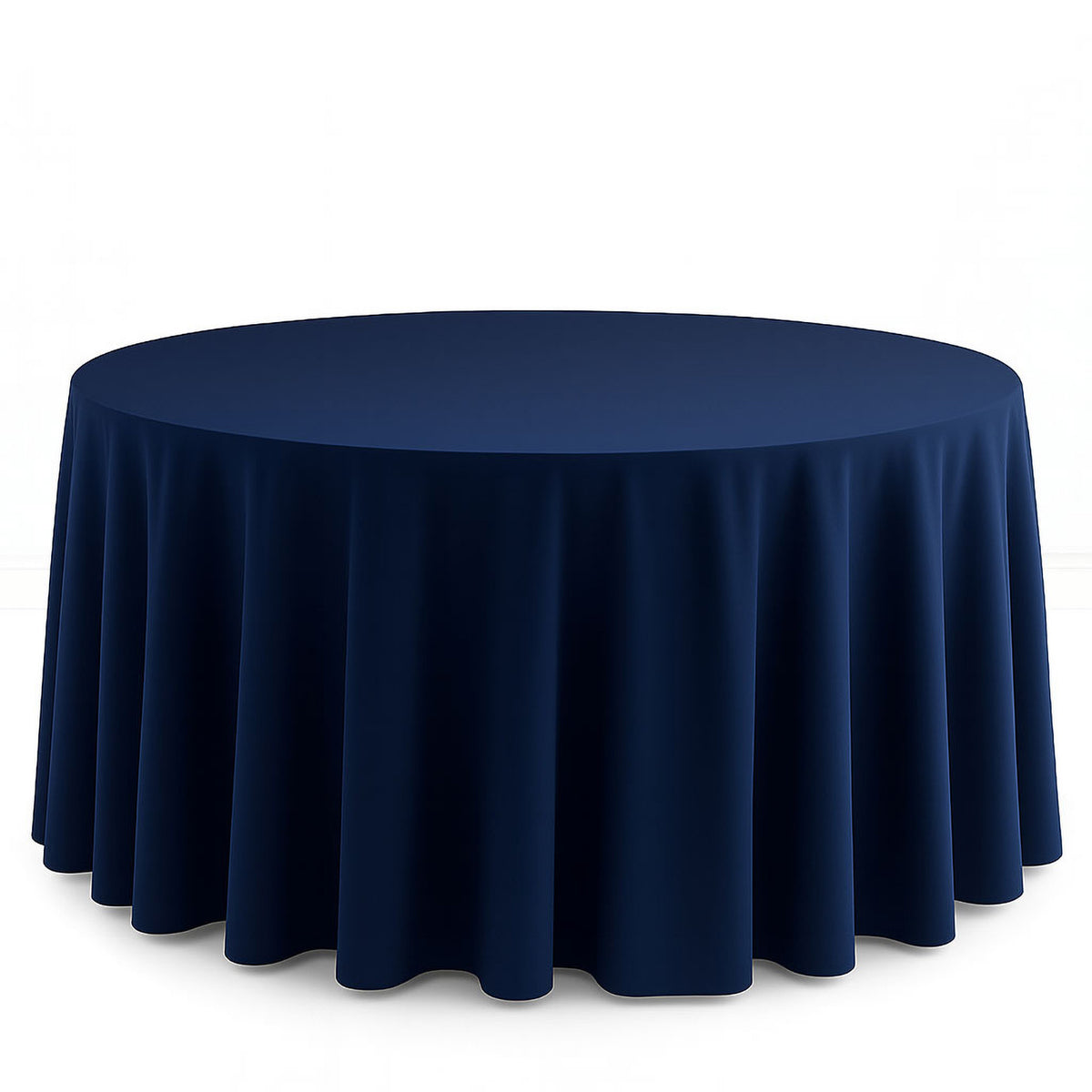 Scuba Polyester Round Tablecloth 120" - By TCF Linens