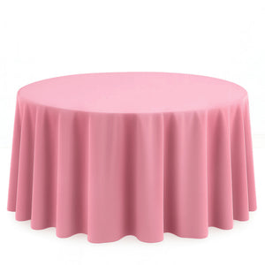 Scuba Polyester Round Tablecloth 120" - By TCF Linens
