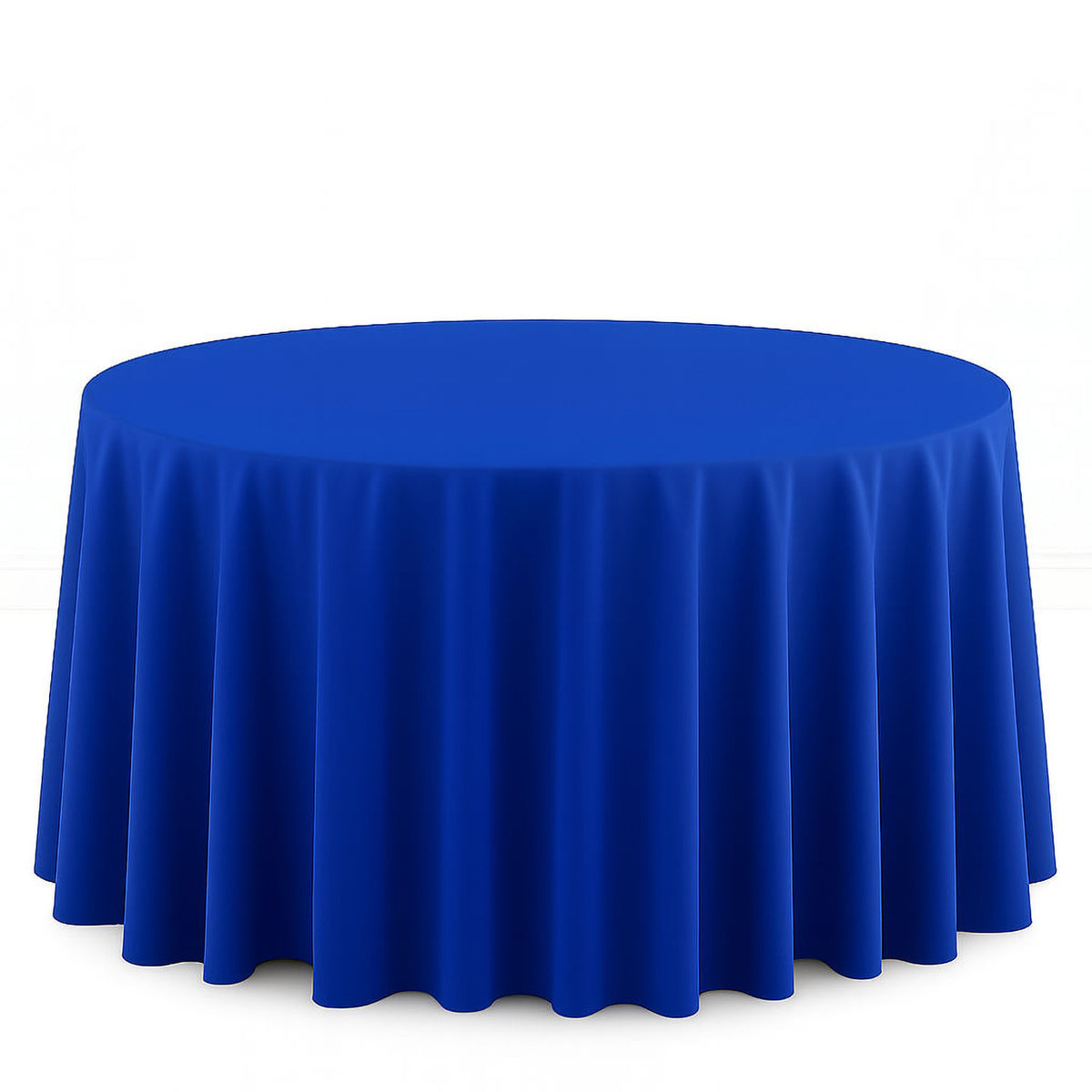 Scuba Polyester Round Tablecloth 120" - By TCF Linens