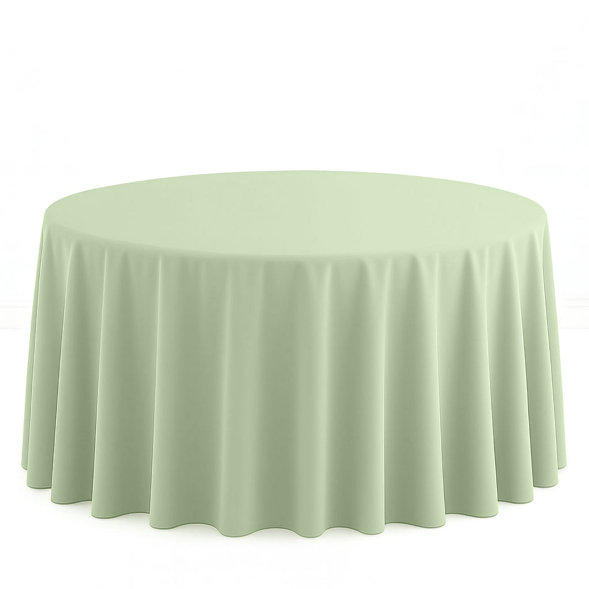 Scuba Polyester Round Tablecloth 120" - By TCF Linens