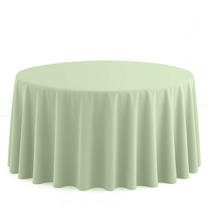 Scuba Polyester Round Tablecloth 120" - By TCF Linens