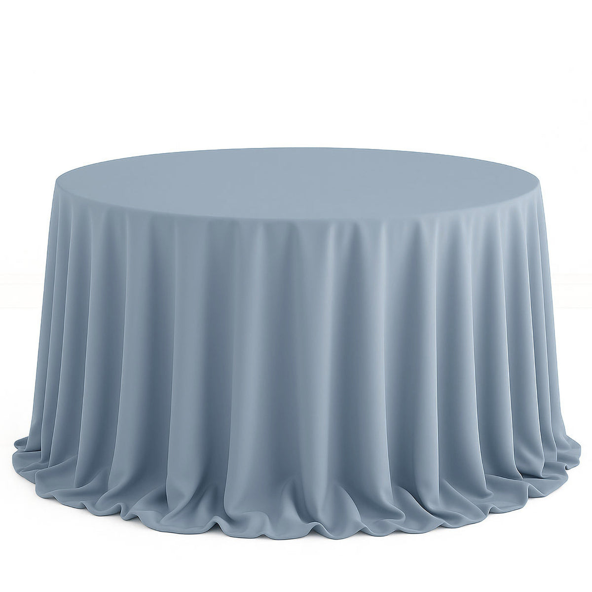 Scuba Polyester Round Tablecloth 132" - By TCF Linens