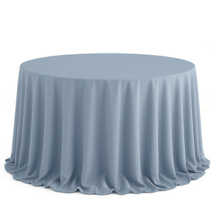 Scuba Polyester Round Tablecloth 132" - By TCF Linens