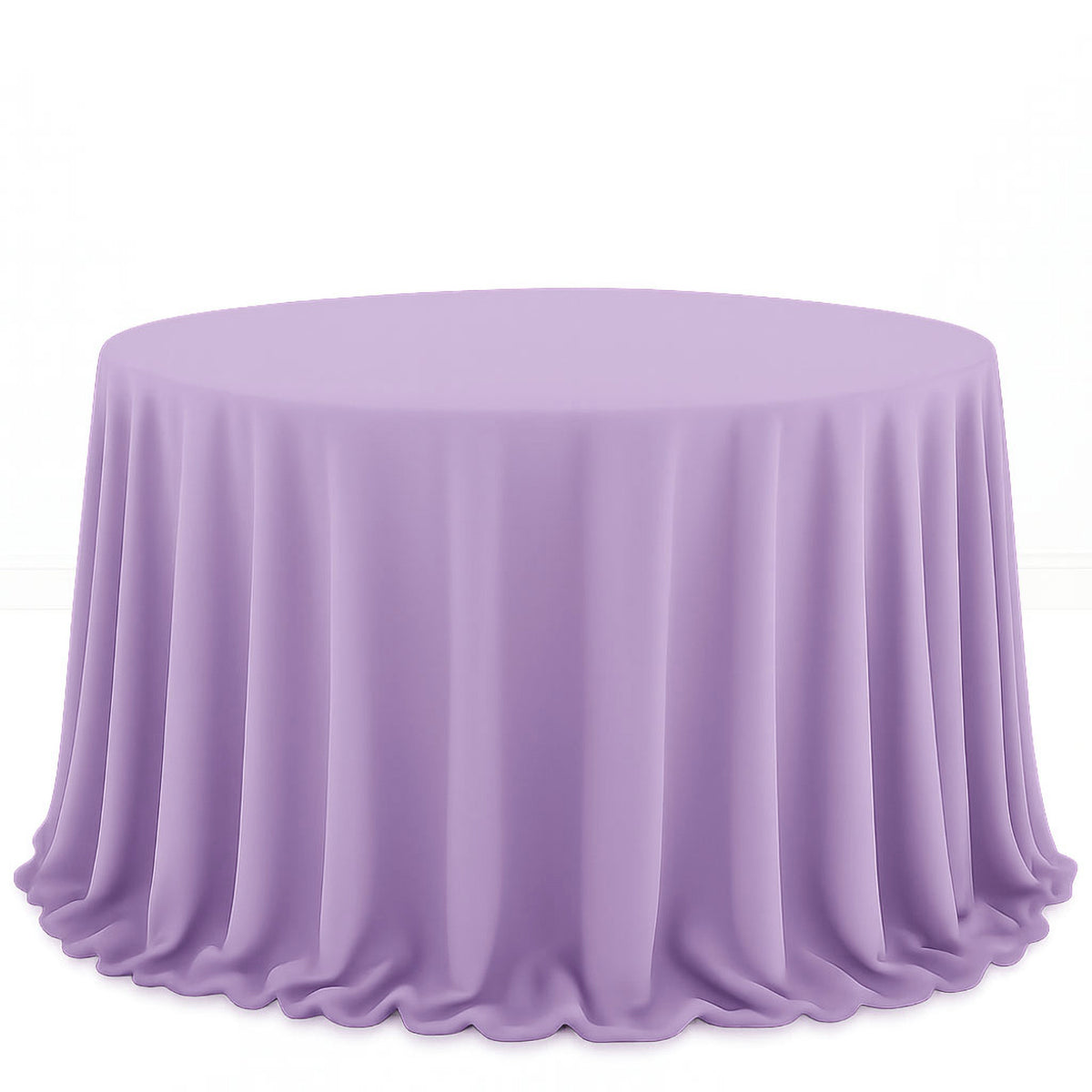 Scuba Polyester Round Tablecloth 132" - By TCF Linens