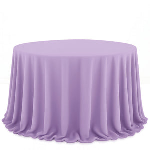 Scuba Polyester Round Tablecloth 132" - By TCF Linens