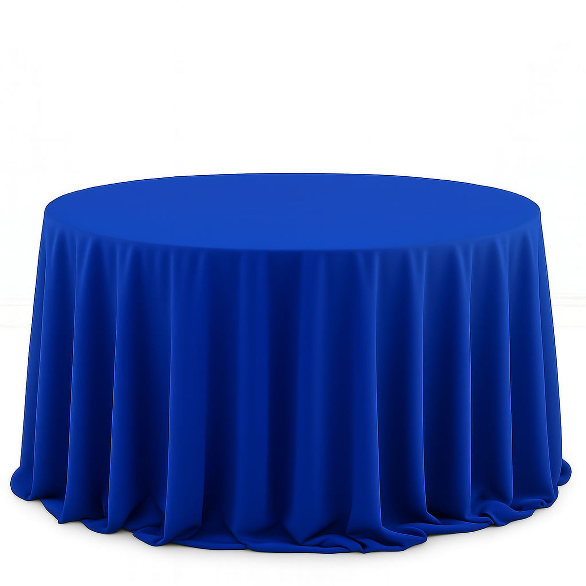 Scuba Polyester Round Tablecloth 132" - By TCF Linens