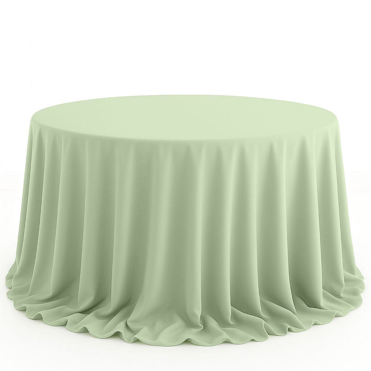 Scuba Polyester Round Tablecloth 132" - By TCF Linens