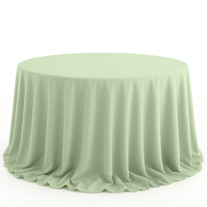 Scuba Polyester Round Tablecloth 132" - By TCF Linens