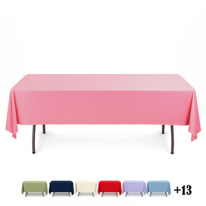 Scuba Polyester Rectangular Tablecloth 60"x102" - By TCF Linens