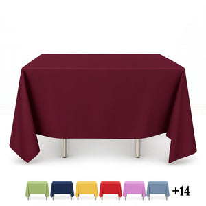 Scuba Polyester Square Tablecloth 70"x70" - By TCF Linens
