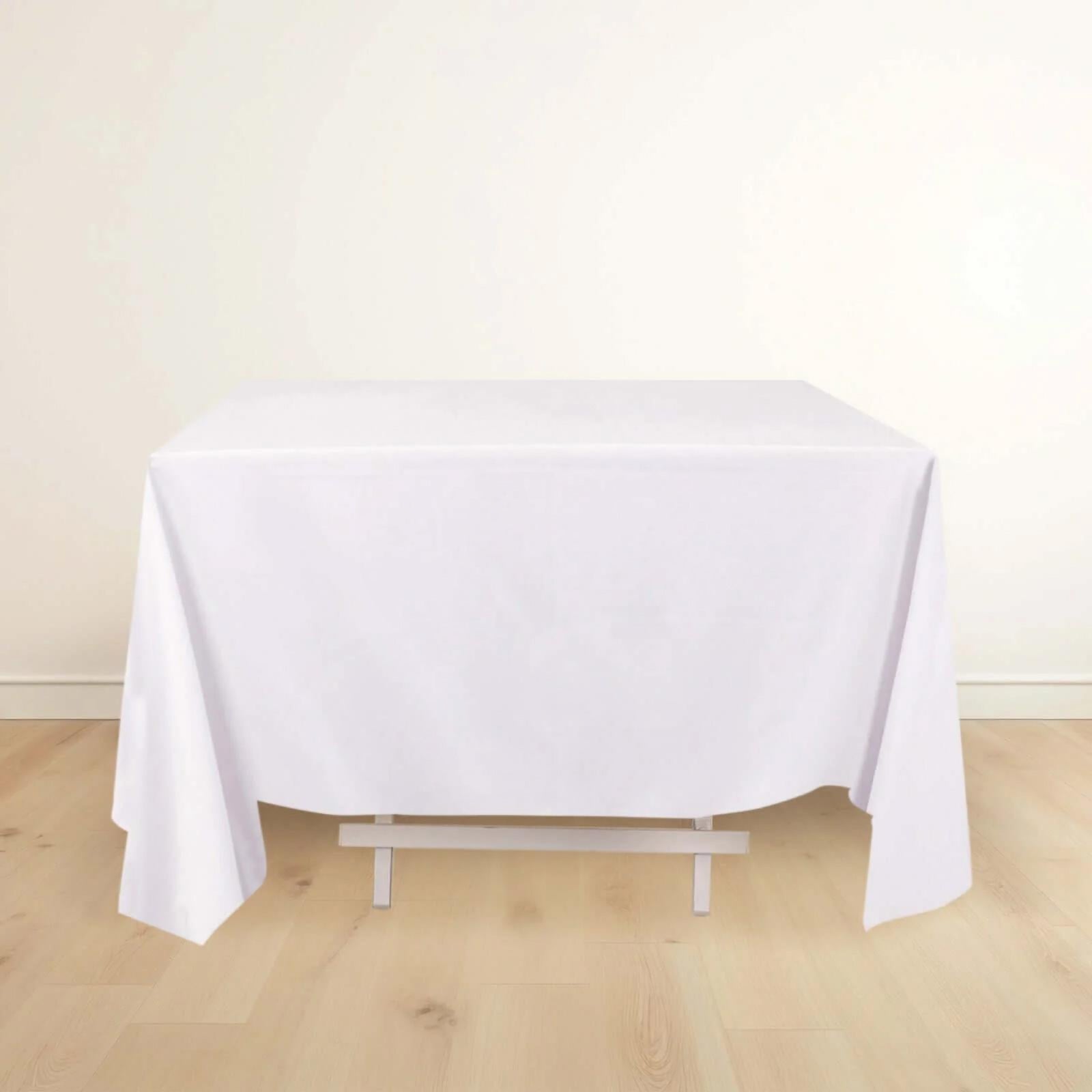 Scuba Polyester Square Tablecloth 70"x70" - By TCF Linens
