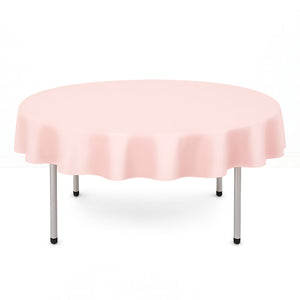 Scuba Polyester Round Tablecloth 70"- By TCF Linens