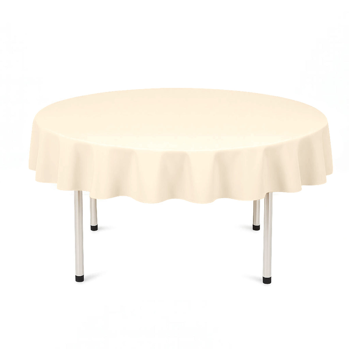 Scuba Polyester Round Tablecloth 70"- By TCF Linens