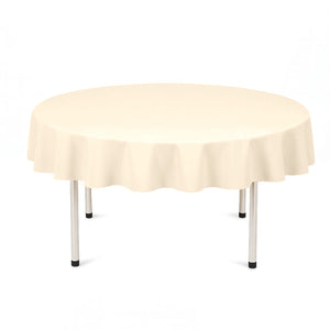 Scuba Polyester Round Tablecloth 70"- By TCF Linens