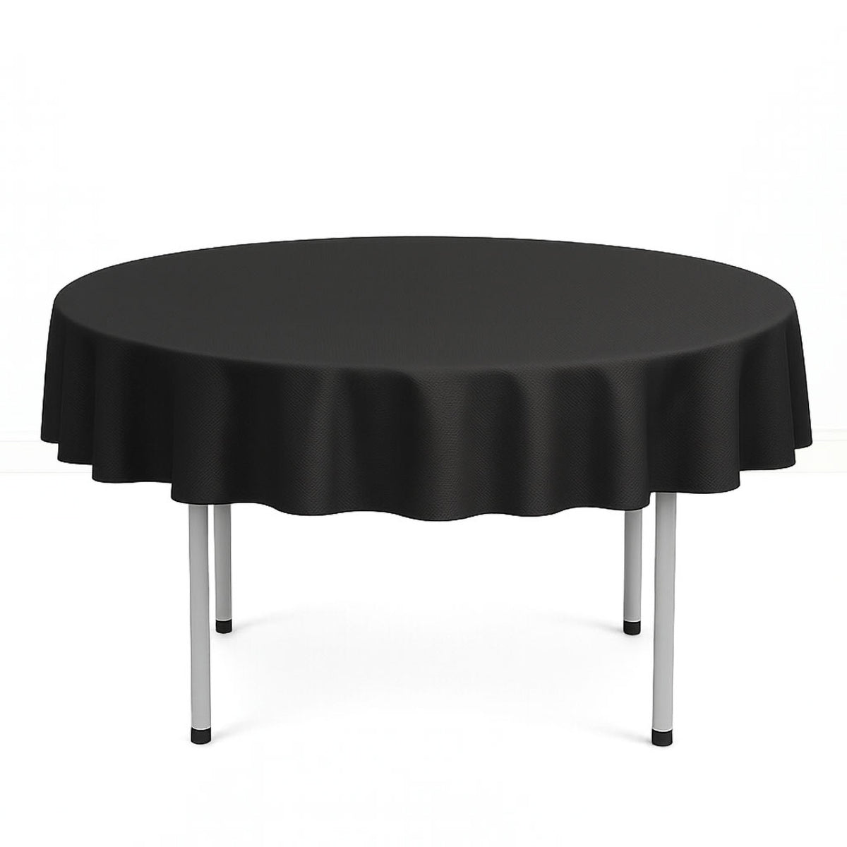 Scuba Polyester Round Tablecloth 70"- By TCF Linens