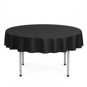 Scuba Polyester Round Tablecloth 70"- By TCF Linens