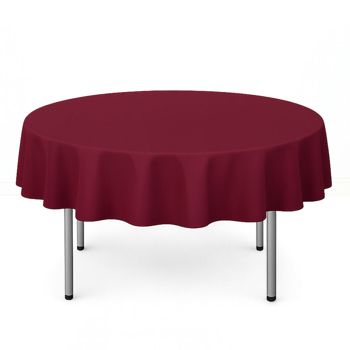 Scuba Polyester Round Tablecloth 70"- By TCF Linens