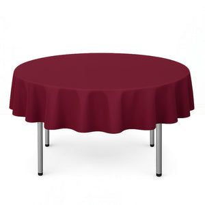 Scuba Polyester Round Tablecloth 70"- By TCF Linens