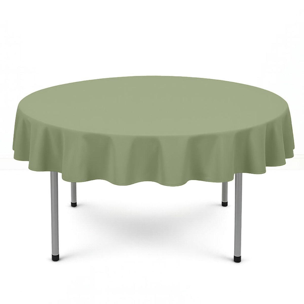Scuba Polyester Round Tablecloth 70"- By TCF Linens