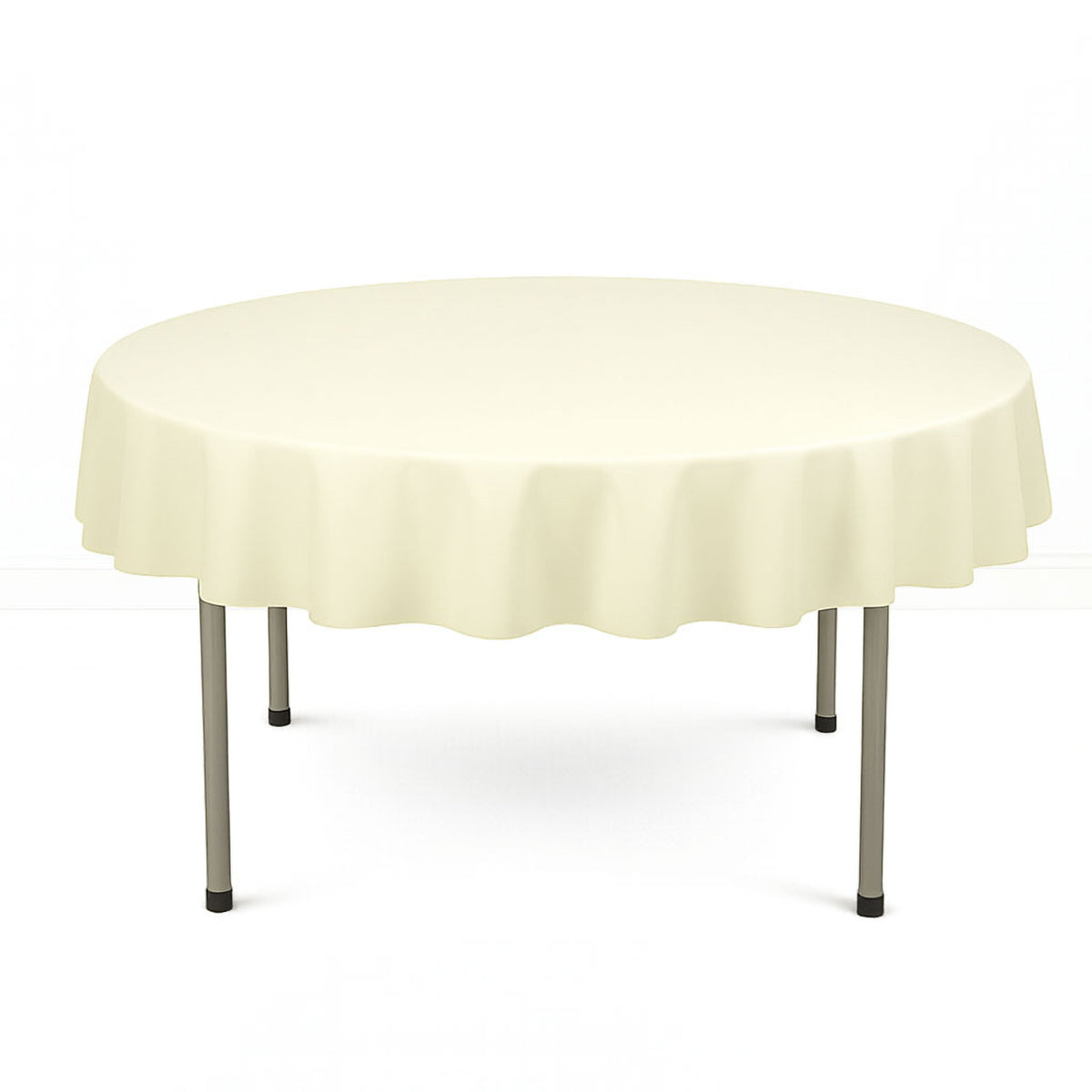 Scuba Polyester Round Tablecloth 70"- By TCF Linens