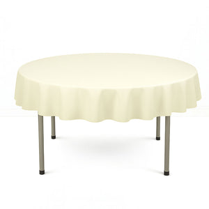 Scuba Polyester Round Tablecloth 70"- By TCF Linens