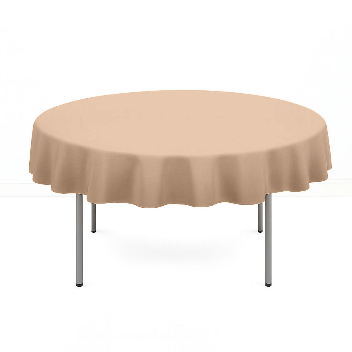 Scuba Polyester Round Tablecloth 70"- By TCF Linens