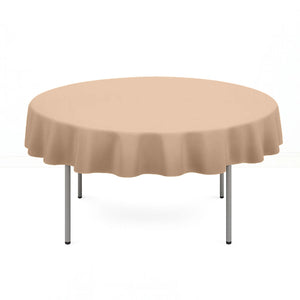 Scuba Polyester Round Tablecloth 70"- By TCF Linens