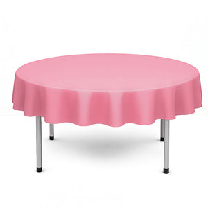 Scuba Polyester Round Tablecloth 70"- By TCF Linens