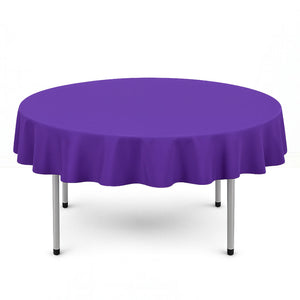 Scuba Polyester Round Tablecloth 70"- By TCF Linens