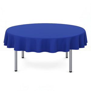 Scuba Polyester Round Tablecloth 70"- By TCF Linens