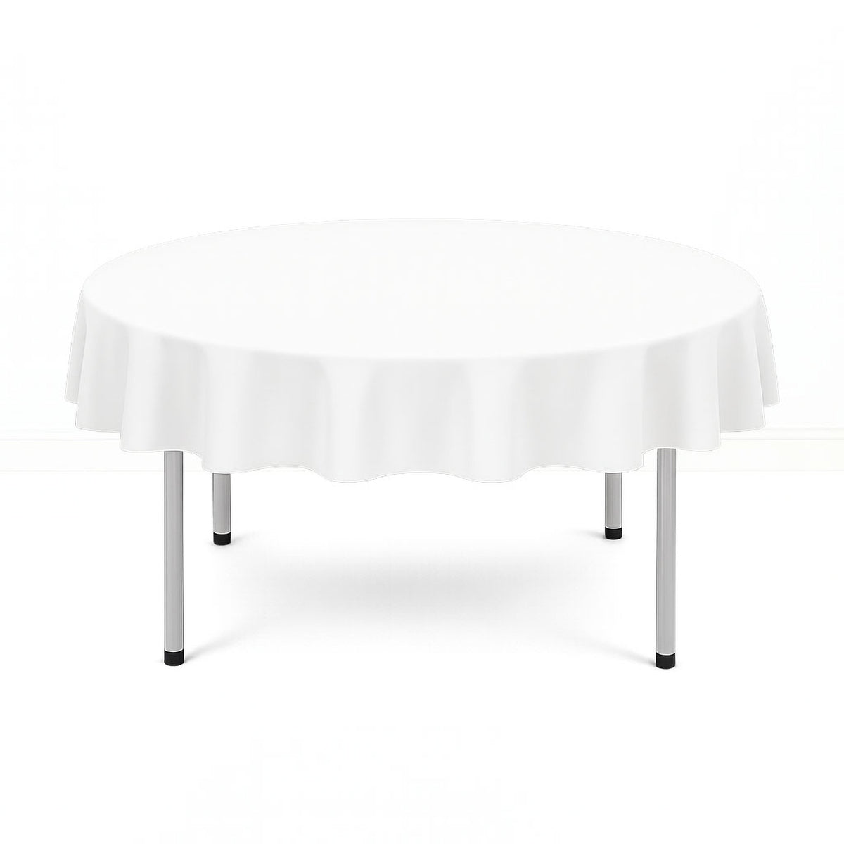 Scuba Polyester Round Tablecloth 70"- By TCF Linens