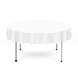 Scuba Polyester Round Tablecloth 70"- By TCF Linens