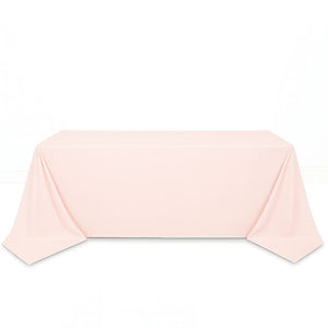 Scuba Polyester Rectangular Tablecloth 90"x132" - By TCF Linens
