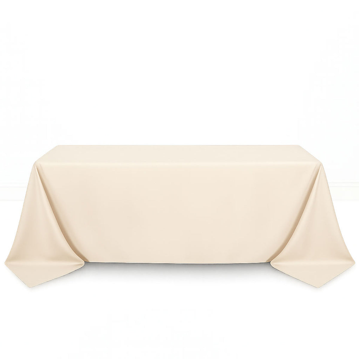 Scuba Polyester Rectangular Tablecloth 90"x132" - By TCF Linens