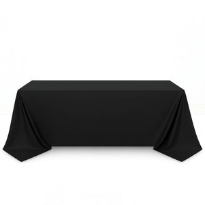 Scuba Polyester Rectangular Tablecloth 90"x132" - By TCF Linens