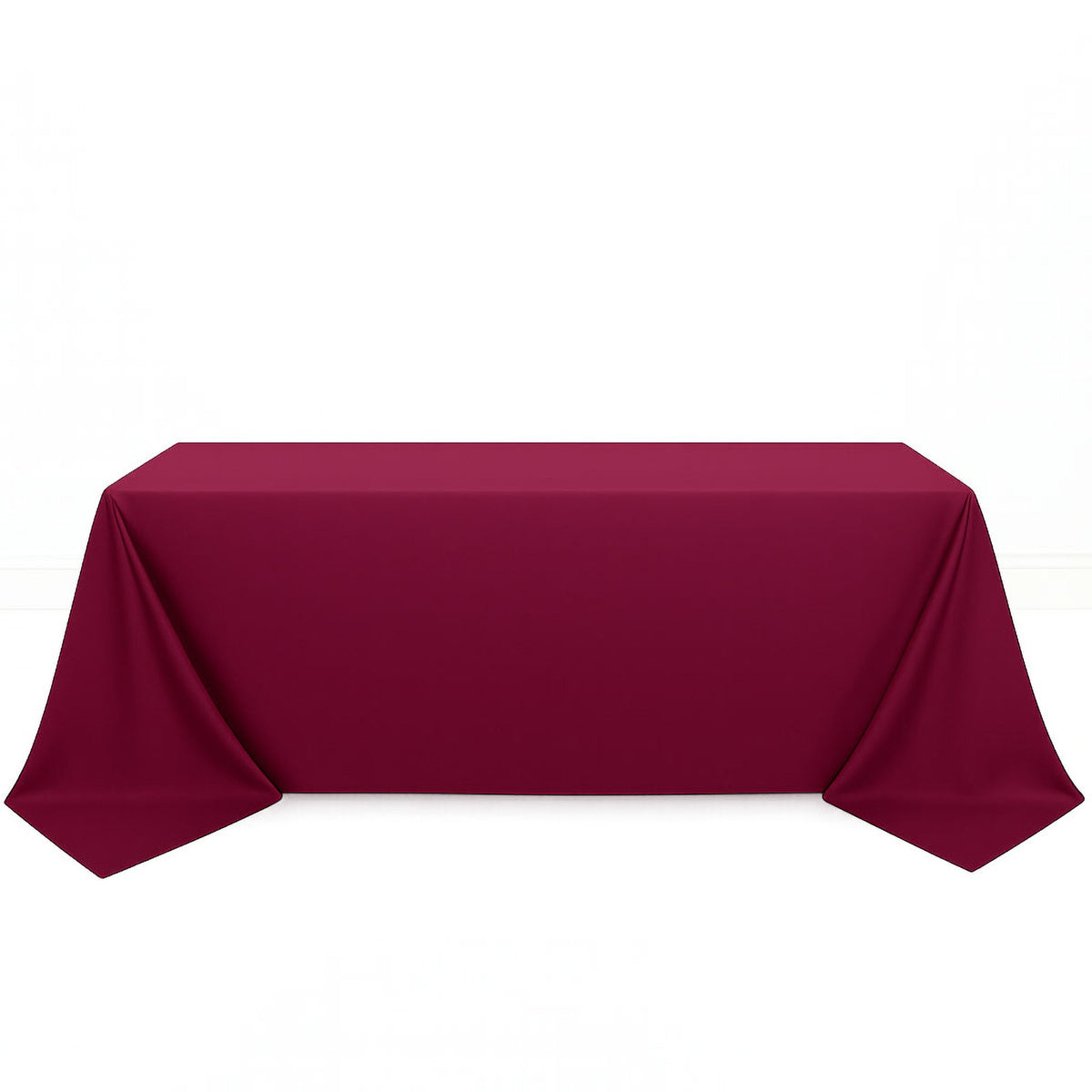 Scuba Polyester Rectangular Tablecloth 90"x132" - By TCF Linens