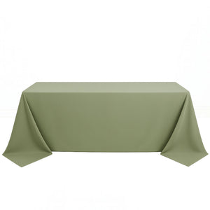 Scuba Polyester Rectangular Tablecloth 90"x132" - By TCF Linens