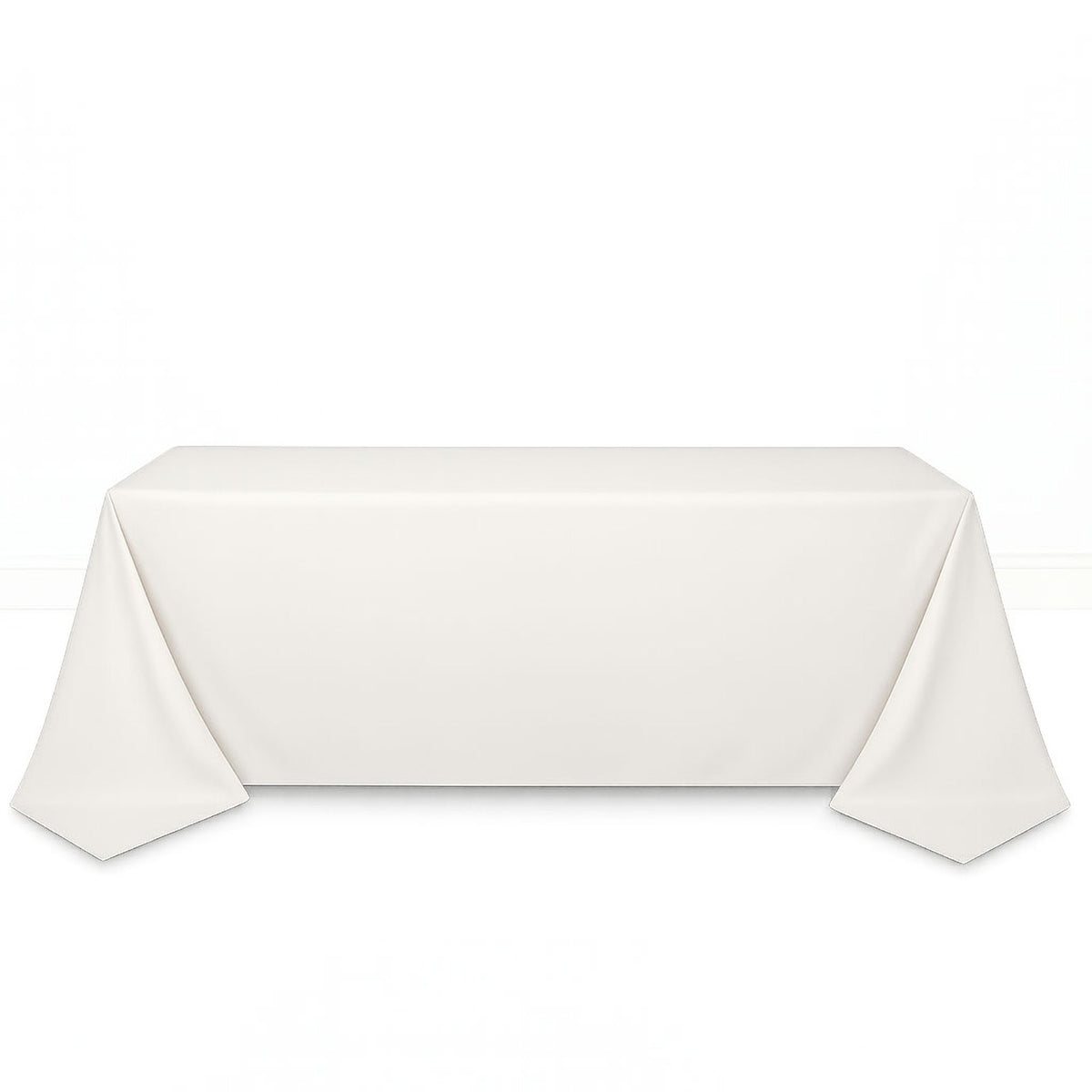 Scuba Polyester Rectangular Tablecloth 90"x132" - By TCF Linens