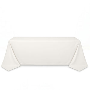 Scuba Polyester Rectangular Tablecloth 90"x132" - By TCF Linens