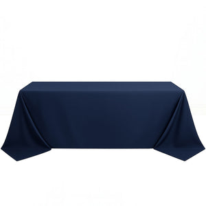 Scuba Polyester Rectangular Tablecloth 90"x132" - By TCF Linens