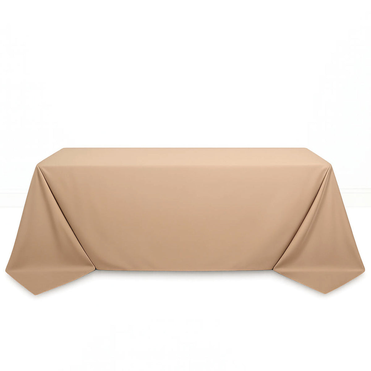 Scuba Polyester Rectangular Tablecloth 90"x132" - By TCF Linens
