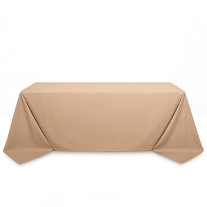 Scuba Polyester Rectangular Tablecloth 90"x132" - By TCF Linens