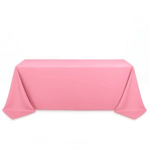 Scuba Polyester Rectangular Tablecloth 90"x132" - By TCF Linens