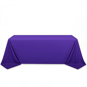 Scuba Polyester Rectangular Tablecloth 90"x132" - By TCF Linens