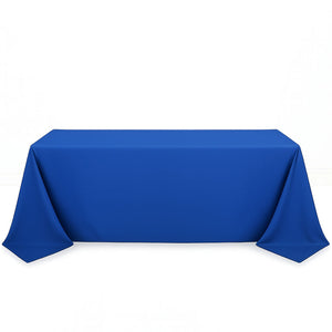 Scuba Polyester Rectangular Tablecloth 90"x132" - By TCF Linens
