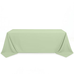 Scuba Polyester Rectangular Tablecloth 90"x132" - By TCF Linens
